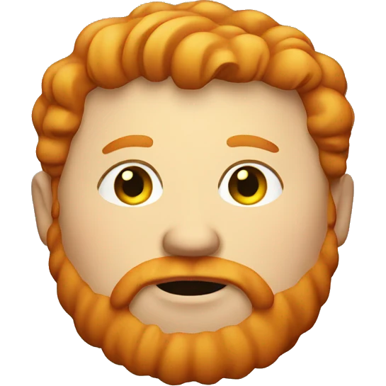 Fat ginger guy emoji