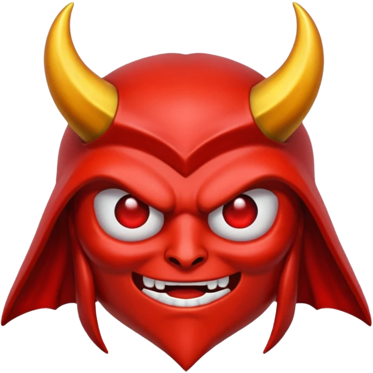 Diablo con brillos y fancy emoji