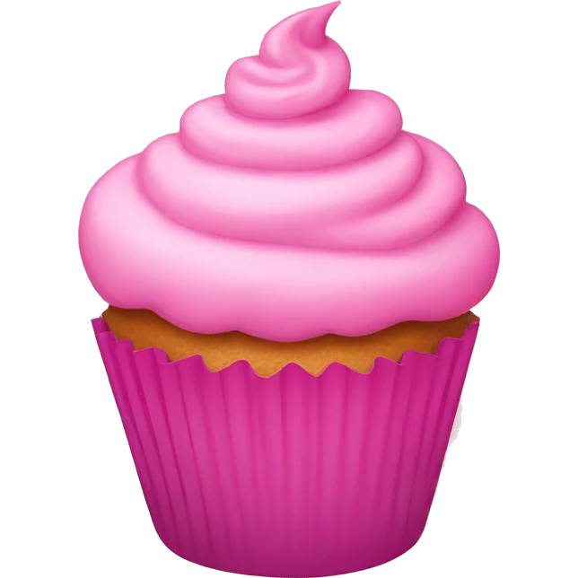 pink cupcake  emoji