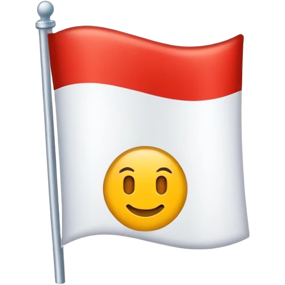 Красный треугольный флаг emoji