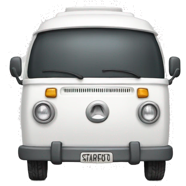 White camper van  emoji