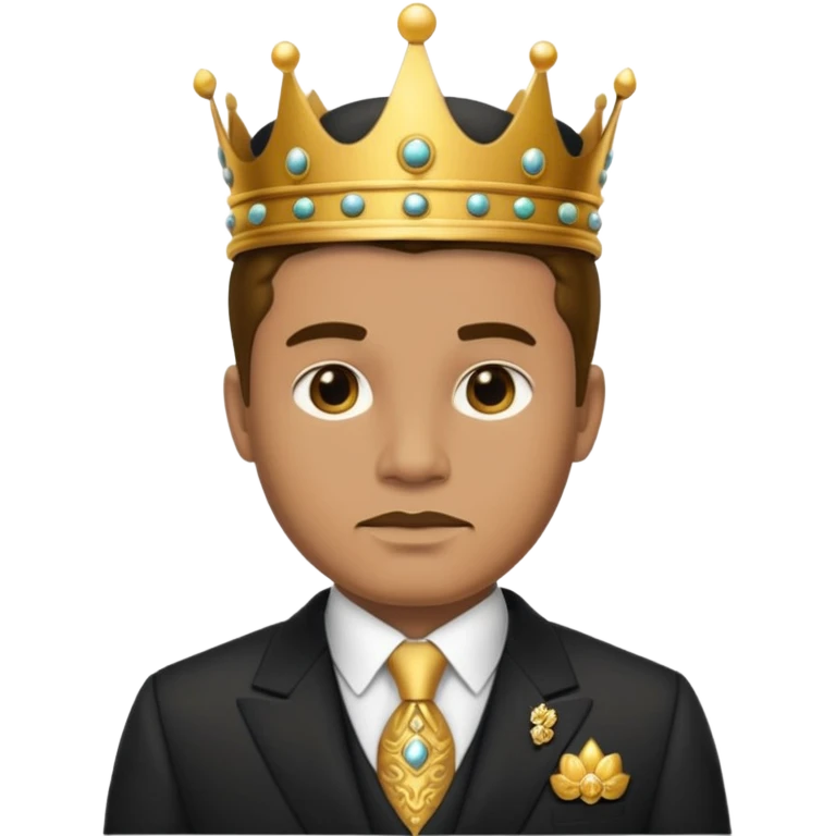 king with suit emoji
