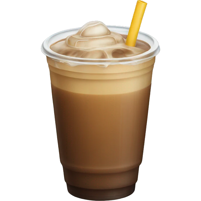 Iced coffee emoji