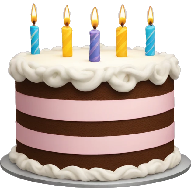 Birthday cake emoji