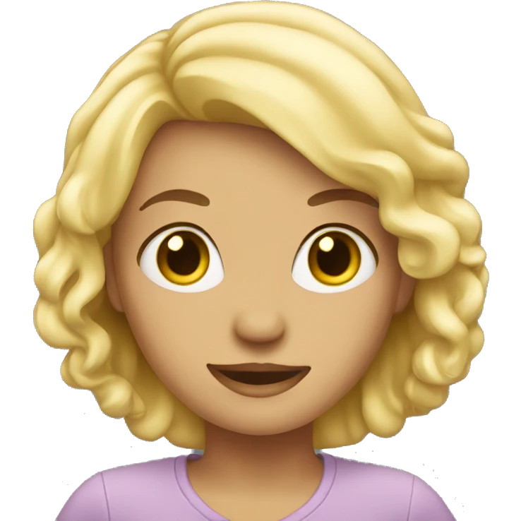 blonde girl emoji