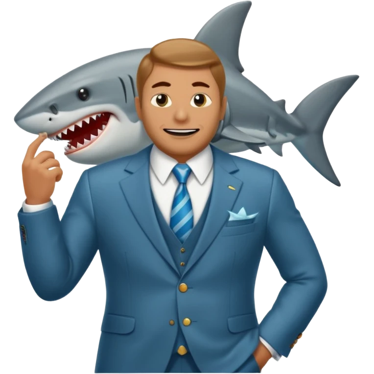 Мошенник аферист,акула бизнеса,с Уол-Стрит emoji