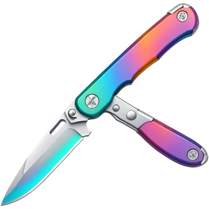 colorful pocket knife emoji