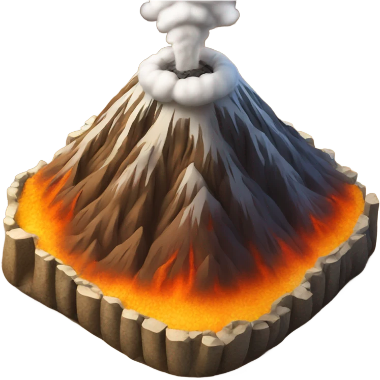 Beer volcano emoji