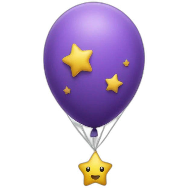 baloon and star together emoji
