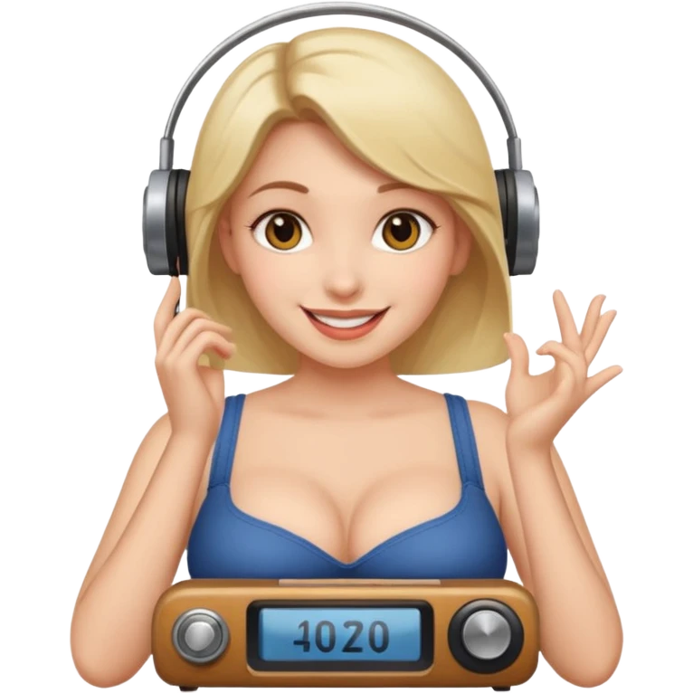 Big titty girl radio emoji