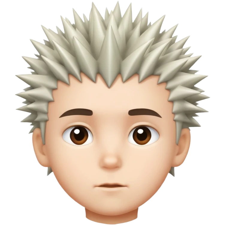Spiky-haired child emoji