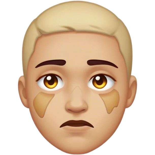 Carita golepeada emoji