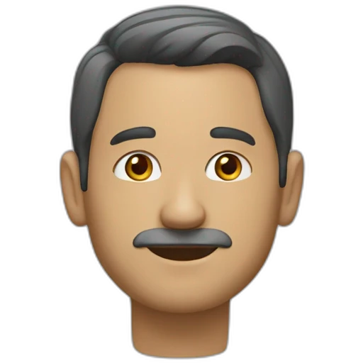 uomo di tre quarti emoji