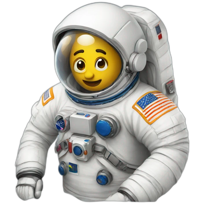 astronaut drunk emoji