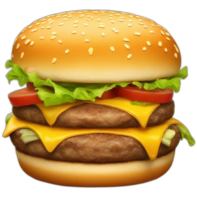 burger geant emoji