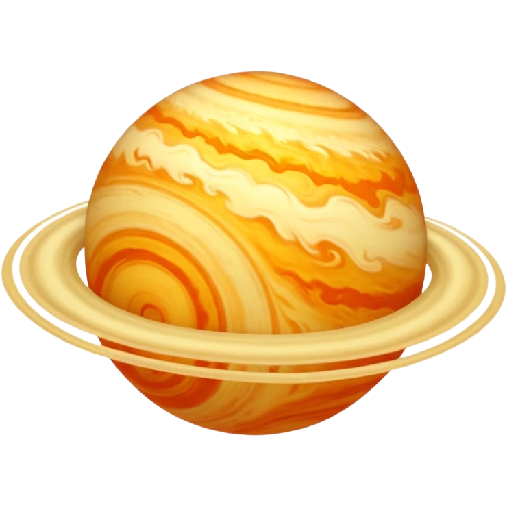 Venus planet image in professional look emoji