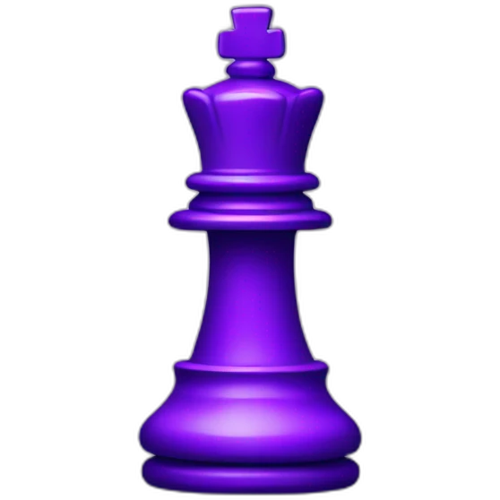 Purple chess piece emoji