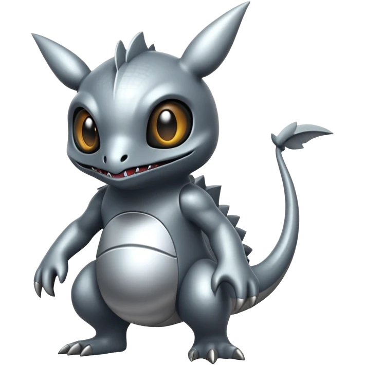 Greyish Fakémon-creature emoji