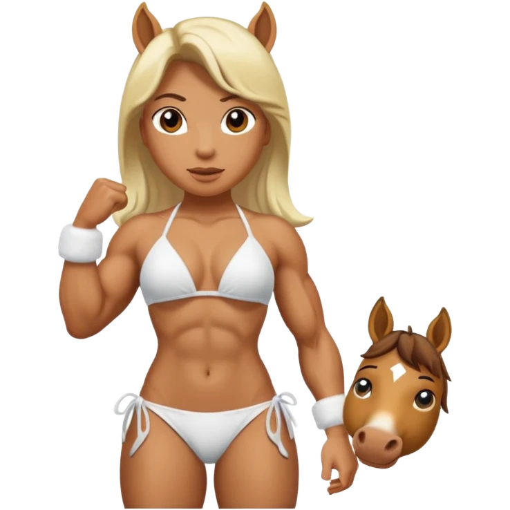 🐴 horse with bikini 👙  emoji