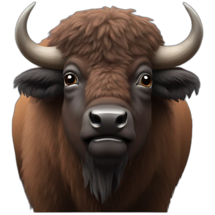 Bison ailé emoji