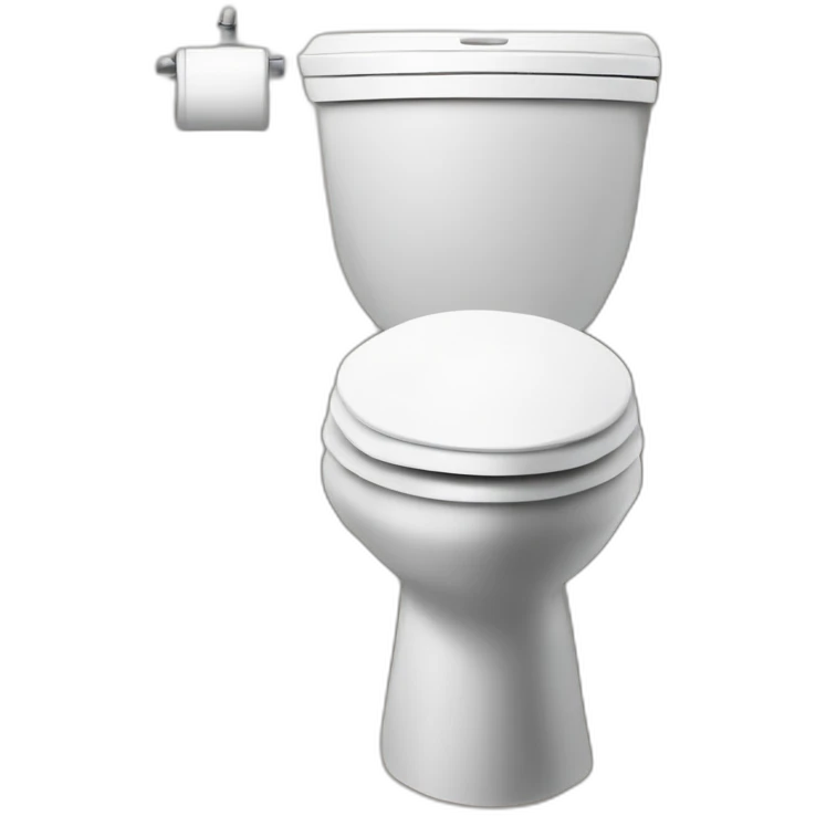 Toilet (disembodied head inside toilet bowl) (skibidi toilet) (skibidi 1 meme) emoji