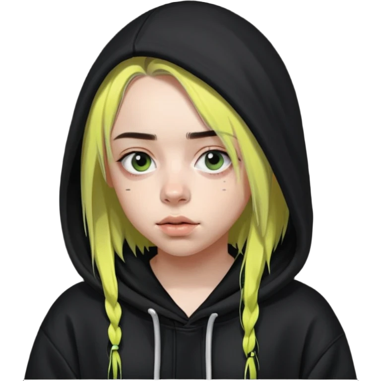 billie eilish wear hoddie emoji