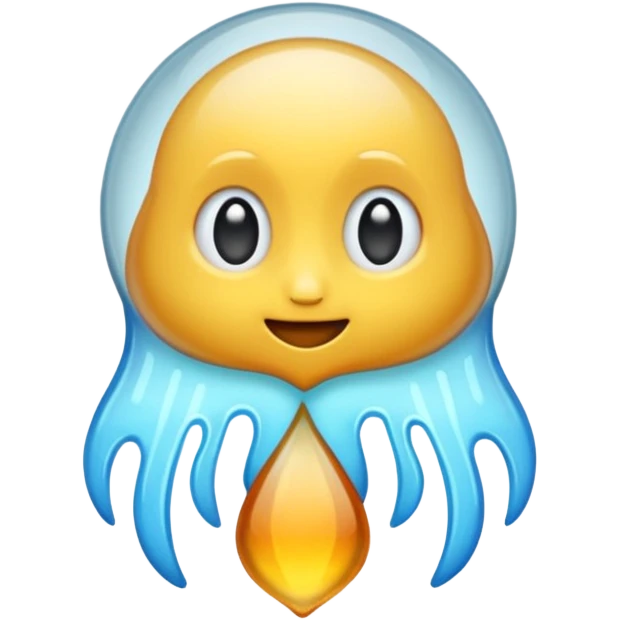 eine transparente Qualle emoji