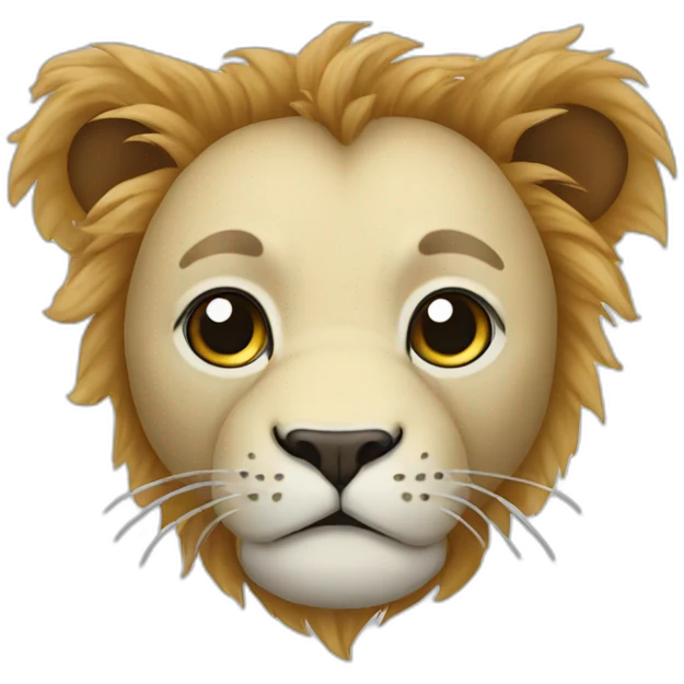 Diaper logo lion emoji