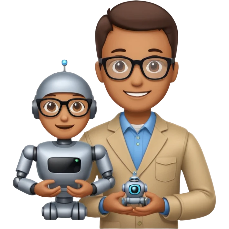 Toy Collector + robot figure emoji