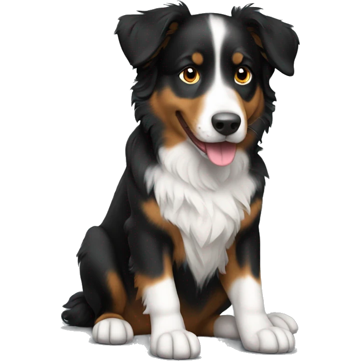 australian shepard black emoji