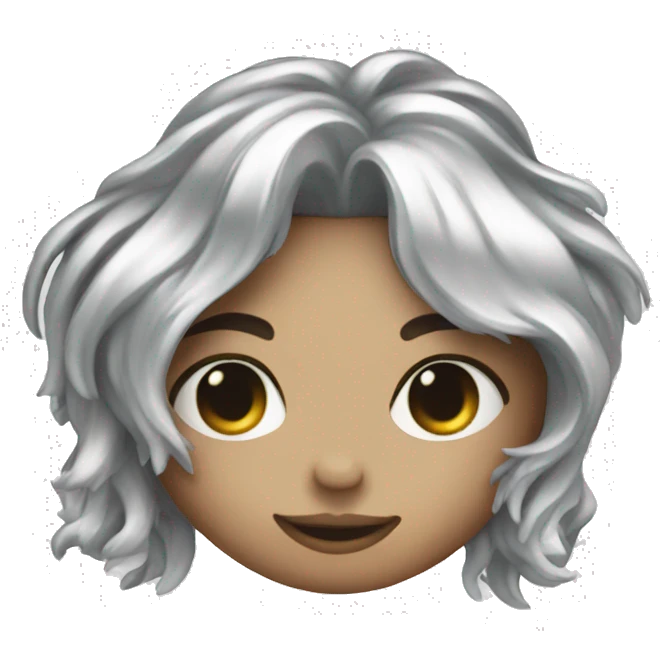 Chrome heart emoji