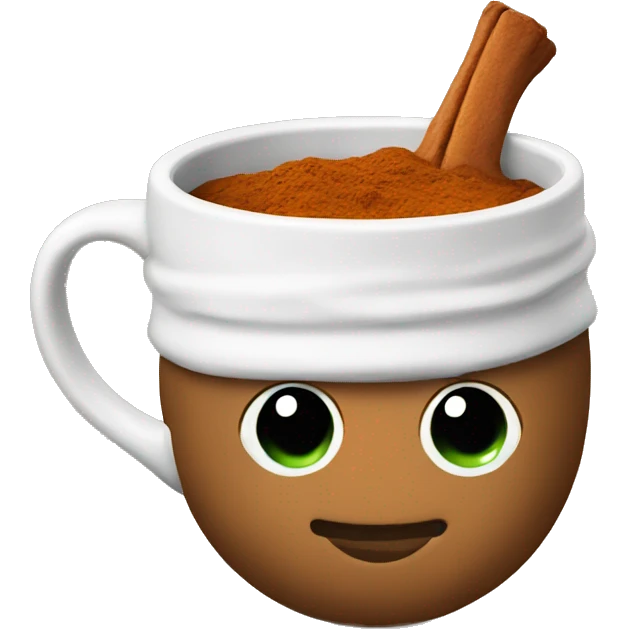 Mug with spice cookie emoji
