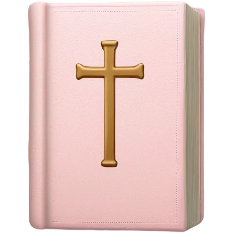 pale pink Holy Bible emoji