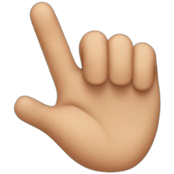 Finger emoji