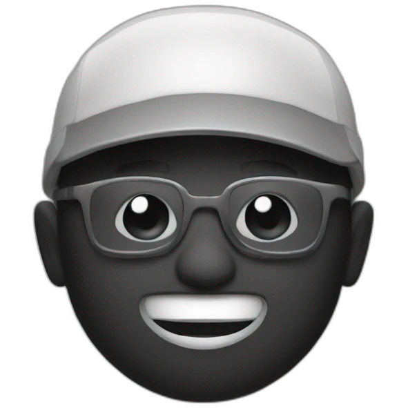 Noir avec de l’eau emoji