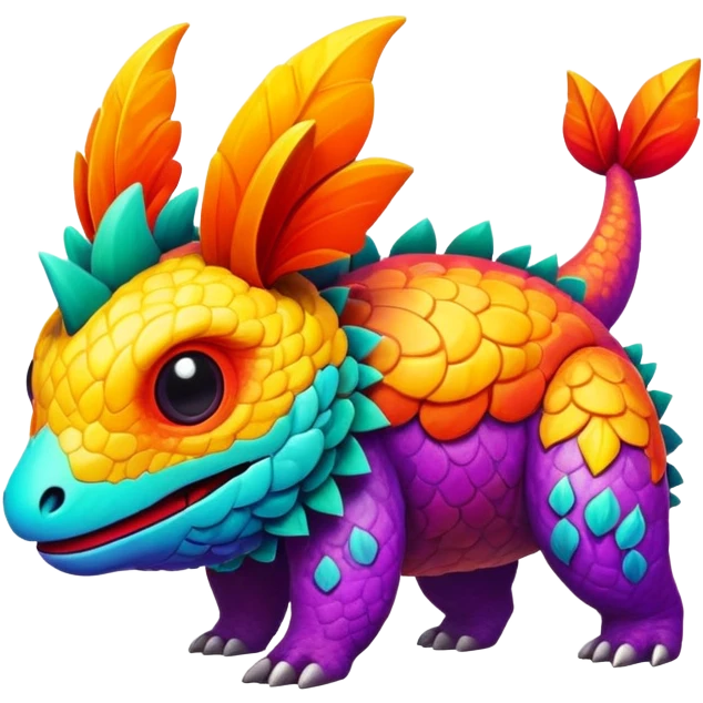 Vibrant Fakémon-creature emoji