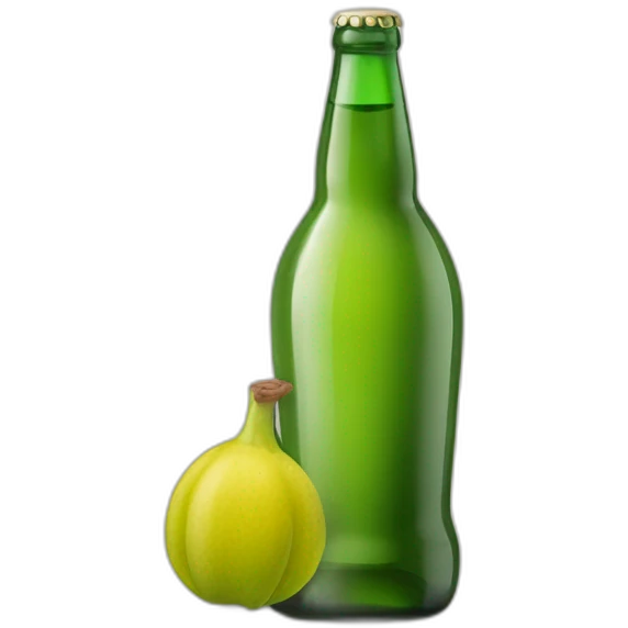 botella de sidra asturias emoji
