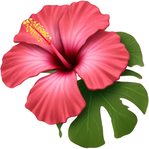 Hibiscus flower emoji