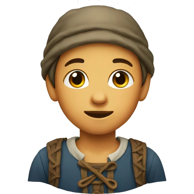 peasant child emoji