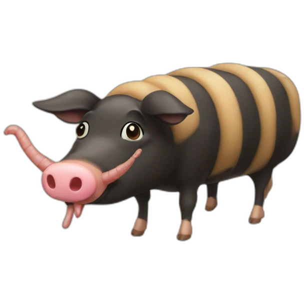 Centipede pig cow emoji