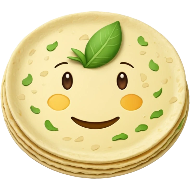 light green tortila emoji
