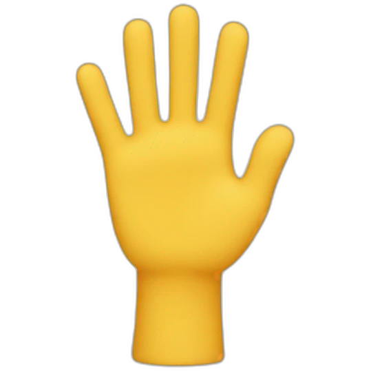 raise hand emoji