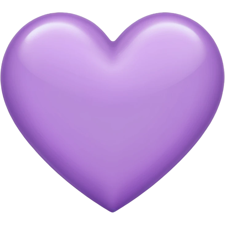 A light purple heart emoji emoji