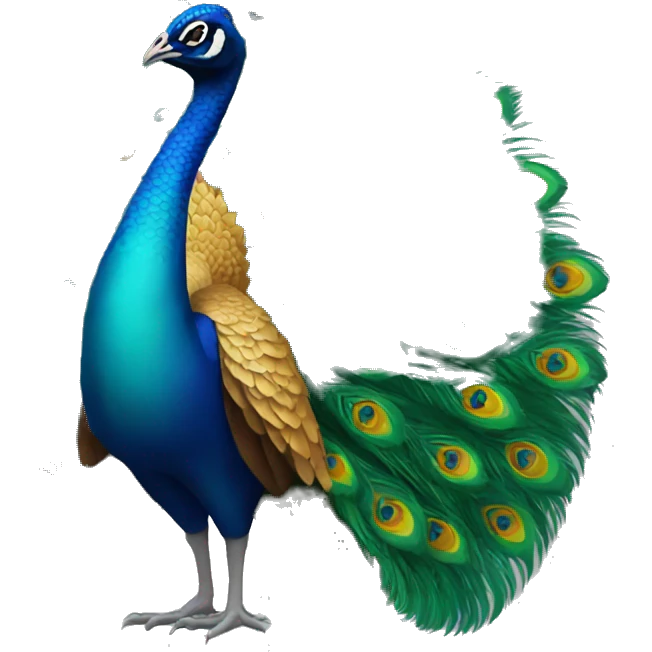 Peacock emoji