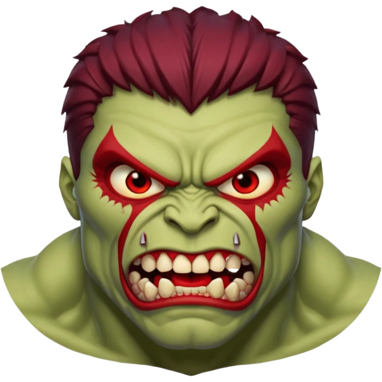 hulk vermelho vampiro emoji