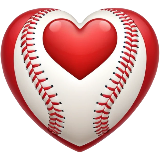 baseball heart emoji