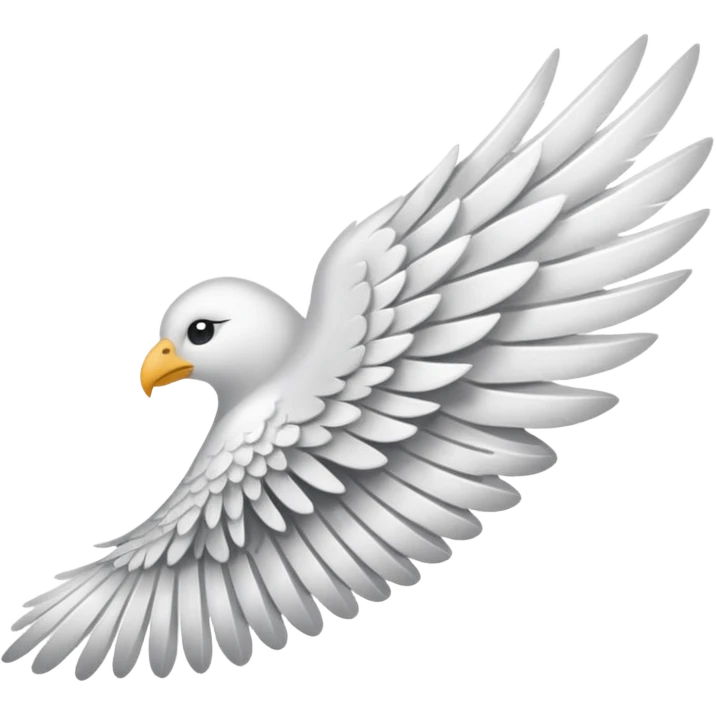 Only single Wings of right side emoji