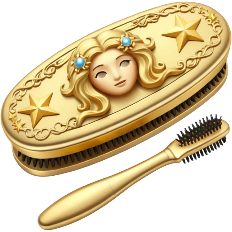 horoscope hairbrush emoji