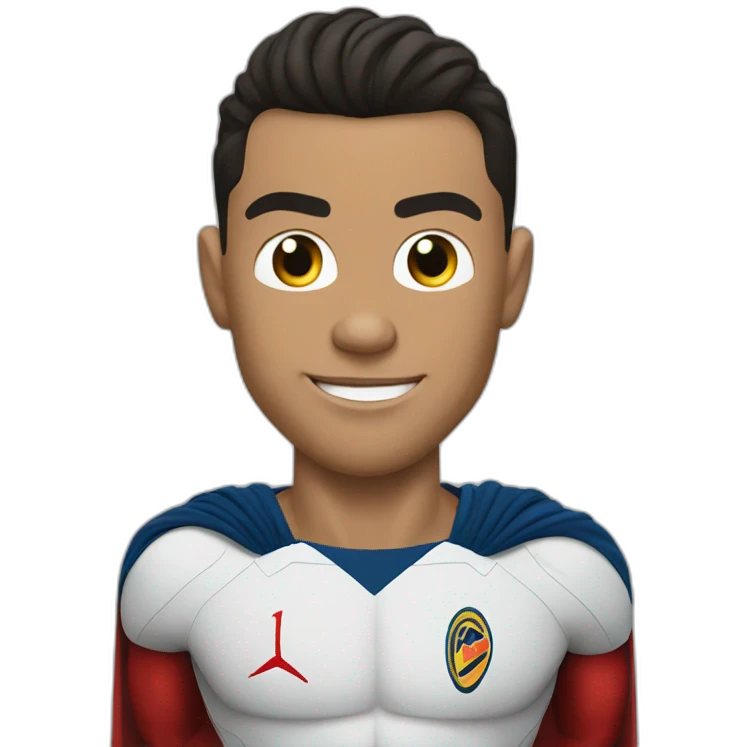 Ronaldo super man emoji