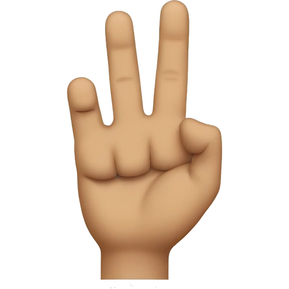L with fingers emoji